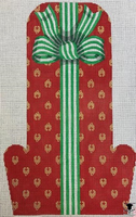 Christmas Bow Tri-Fold Purse