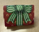 Christmas Bow Tri-Fold Purse