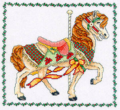 Christmas Carousel Horse
