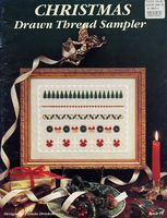 Christmas Drawn Thread Sampler
