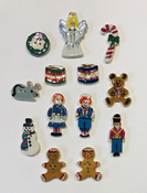 Christmas Tree Button Set