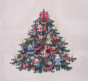 Christmas Tree w/Santas