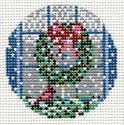 Christmas Wreath in Window