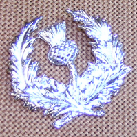 Circled Thistle Brooch