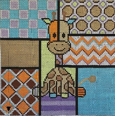Colorful Baby Giraffe