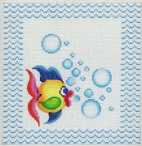 Colorful Fish w/ Bubbles