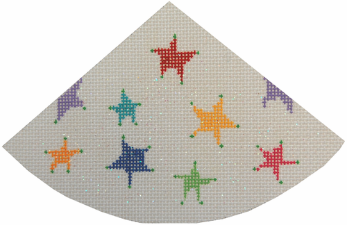 Colorful Stars Cone Ornament