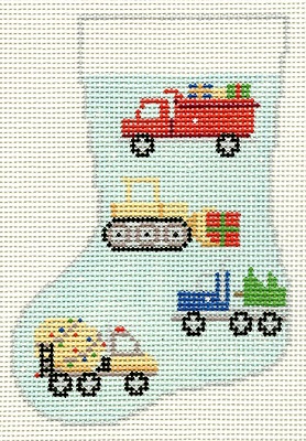 Construction Trucks Mini Sock