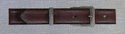 Cordovan Belt w/Silver Buckle