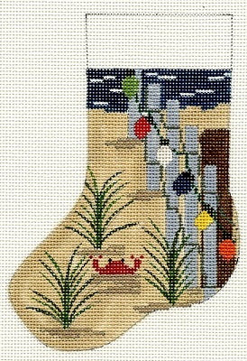 Crab on Sanddune Mini Sock