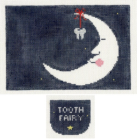 Crescent Moon Tooth Fairy Pillow