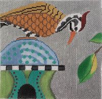 Crimson Backed Woodpecker