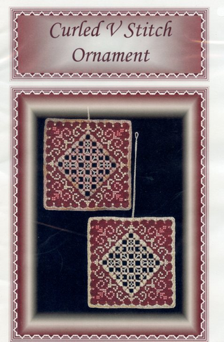Curled V Stitch Ornament