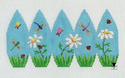 Daisies and Bugs 3D Egg
