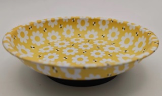 Daisies with Bees Magnetic Bowl
