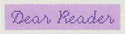 Dear Reader Paperweight