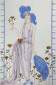 Deco Lady in Garden