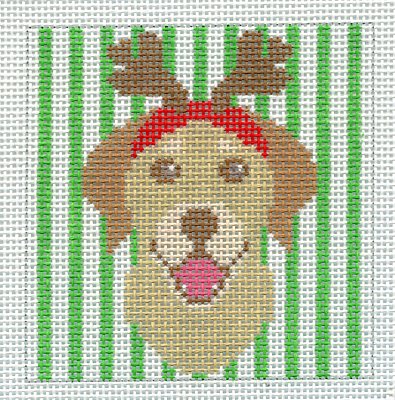 Dog w/ Reindeer Antlers