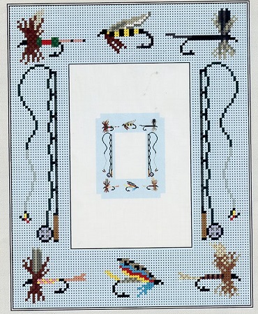 Dry Fly Picture Frame-Vert.