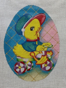 Duckling on Toy Scooter