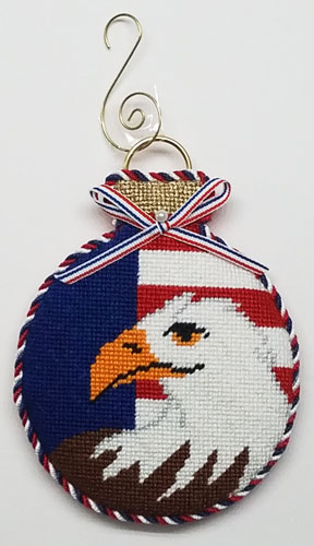 Eagle and Flag Ornament
