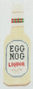 Eggnog Liquor Bottle