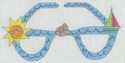 Eyeglasses w/ Beach Items