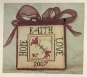 Faith, Hope, Love Ornament