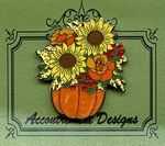 Fall Flowers in Pumpkin Mag Friend
