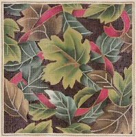 Fall Foliage w/ Red Ribbon