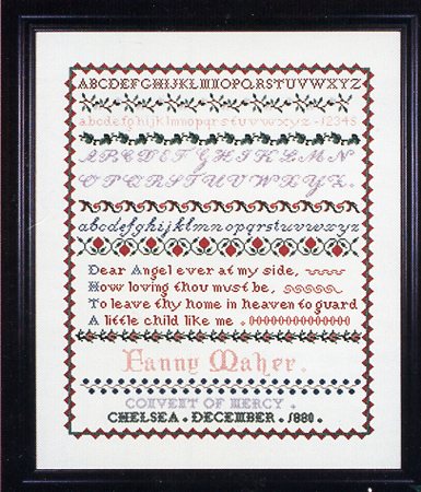 Fanny Maher Sampler 1880