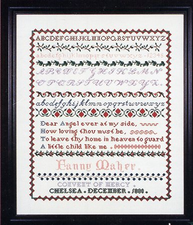 Fanny Maher Sampler 1880