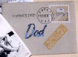 Father's Day Embroidered Envelope