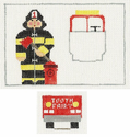 Fireman Tooth Fairy Pillow