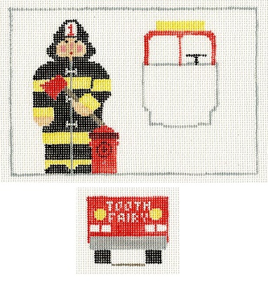 Fireman Tooth Fairy Pillow