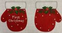 First Christmas Mittens, Red