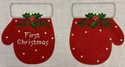 First Christmas Mittens, Red