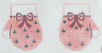 First Christmas Pink Mittens