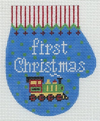 First Xmas Boy Mitten