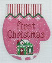 First Xmas Girl Mitten