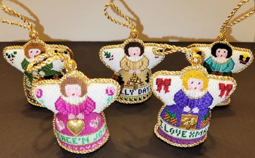 Five Angel Ornaments