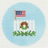 Flag and Picket Fence
