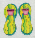 Flip Flops w/ Beach Pails