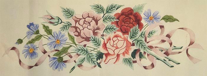Floral Bench Cover