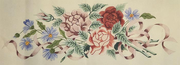 Floral Bench Cover