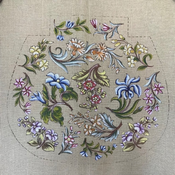 Floral Chair Seat/Pillow