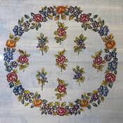 Floral Wreath Round