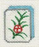 Flower B Mahjong Tile