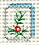 Flower C Mahjong Tile