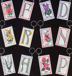 Flower Of The Month Key Chains
